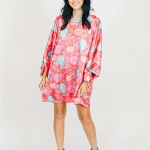 SOLELIA Estelle Dress Cherry Blossom Paper Lanterns Mini